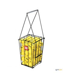 Cesta con asas guarda pelotas de tenis Wilson