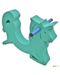 Figura para piscina de unicornio