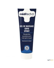 Gel masaje efecto frío relajante Méditech