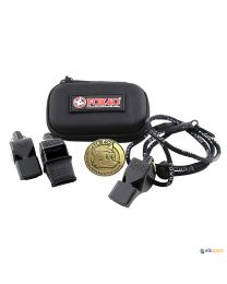 Pack 3 silbatos Fox 40 con estuche y moneda