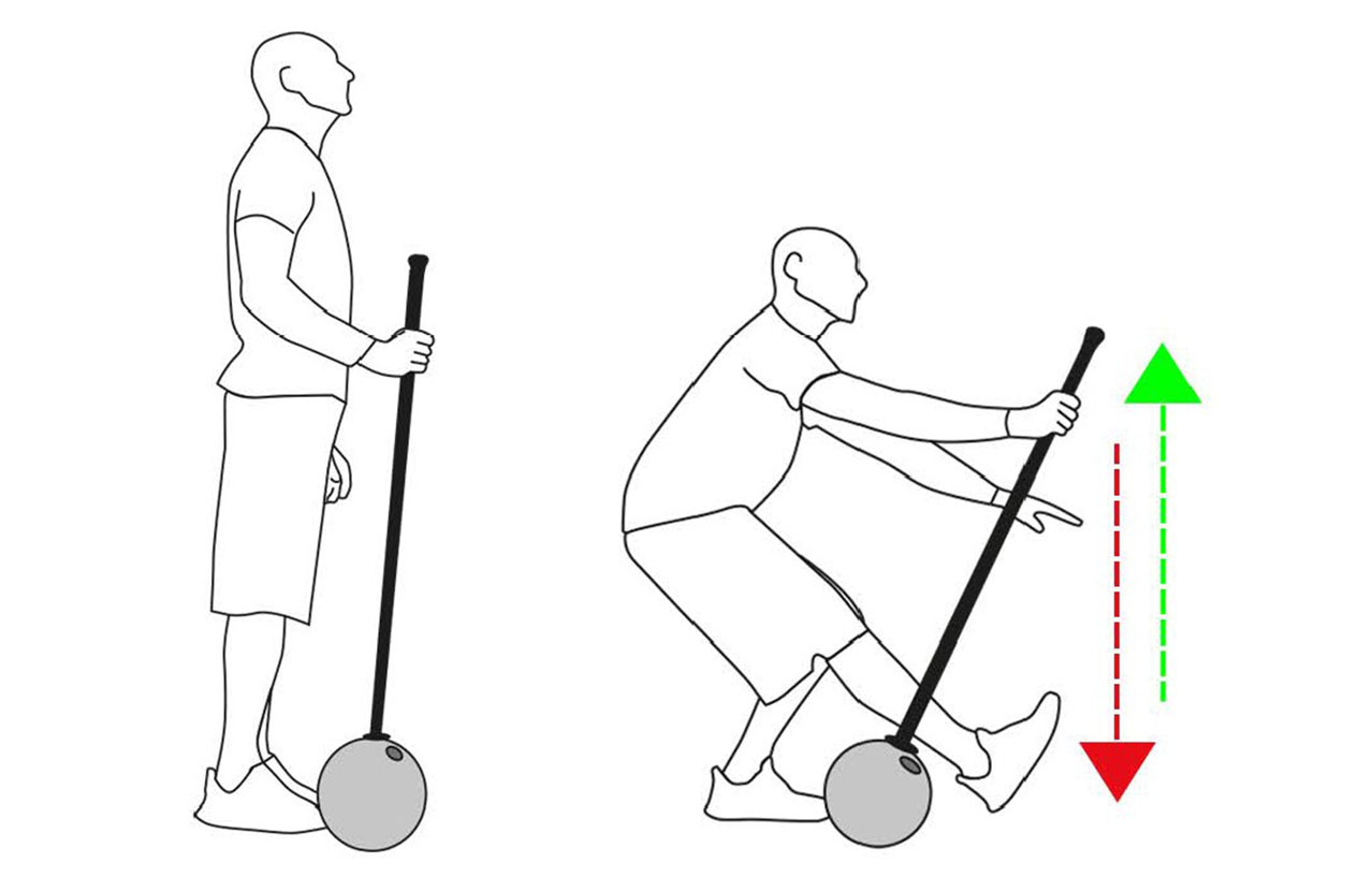 Pistola entrenamiento de Crossfit