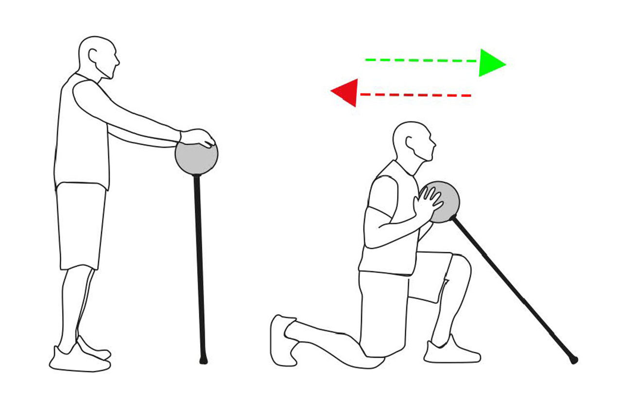 Lunge de espalda como entrenamiento de Crossfit