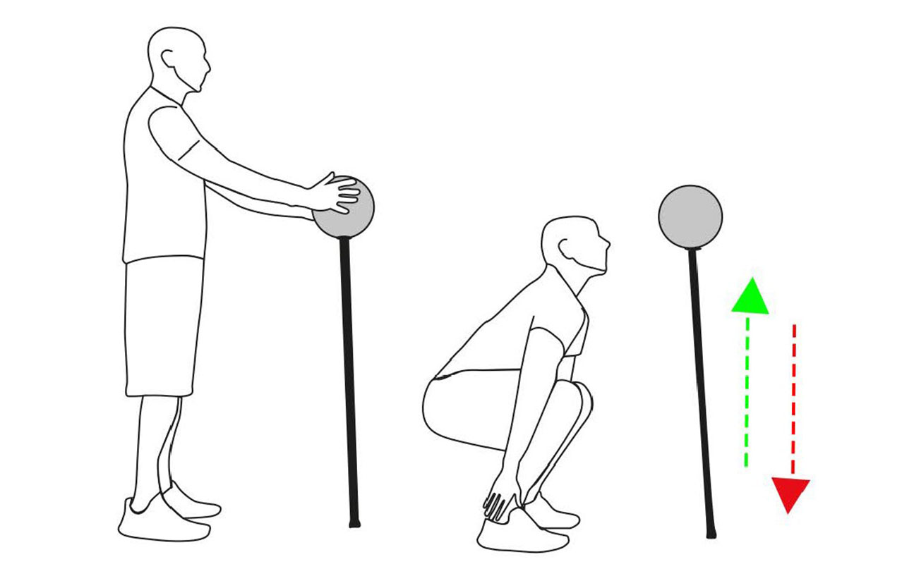 Cuclillas entrenamiento de Crossfit