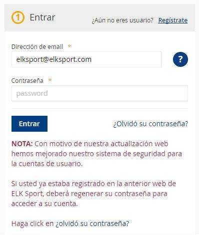 Recuperar la contraseña