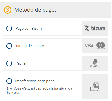 Bizum método de pago