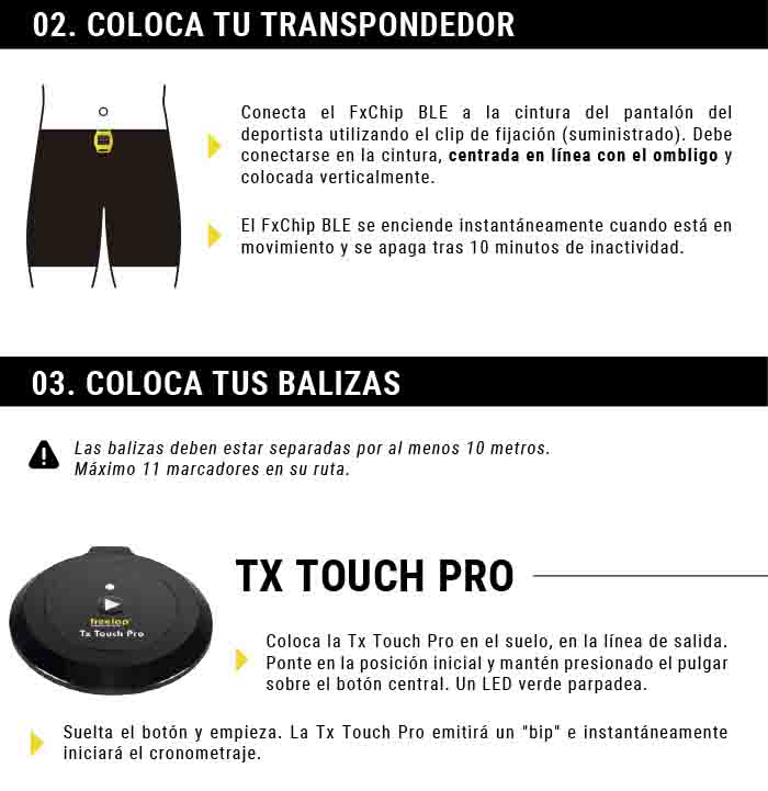 Atletismo con Freelap