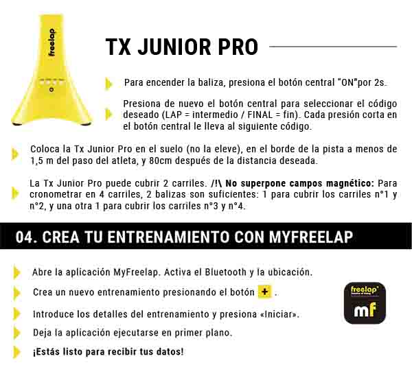 Guía de inicio Freelap