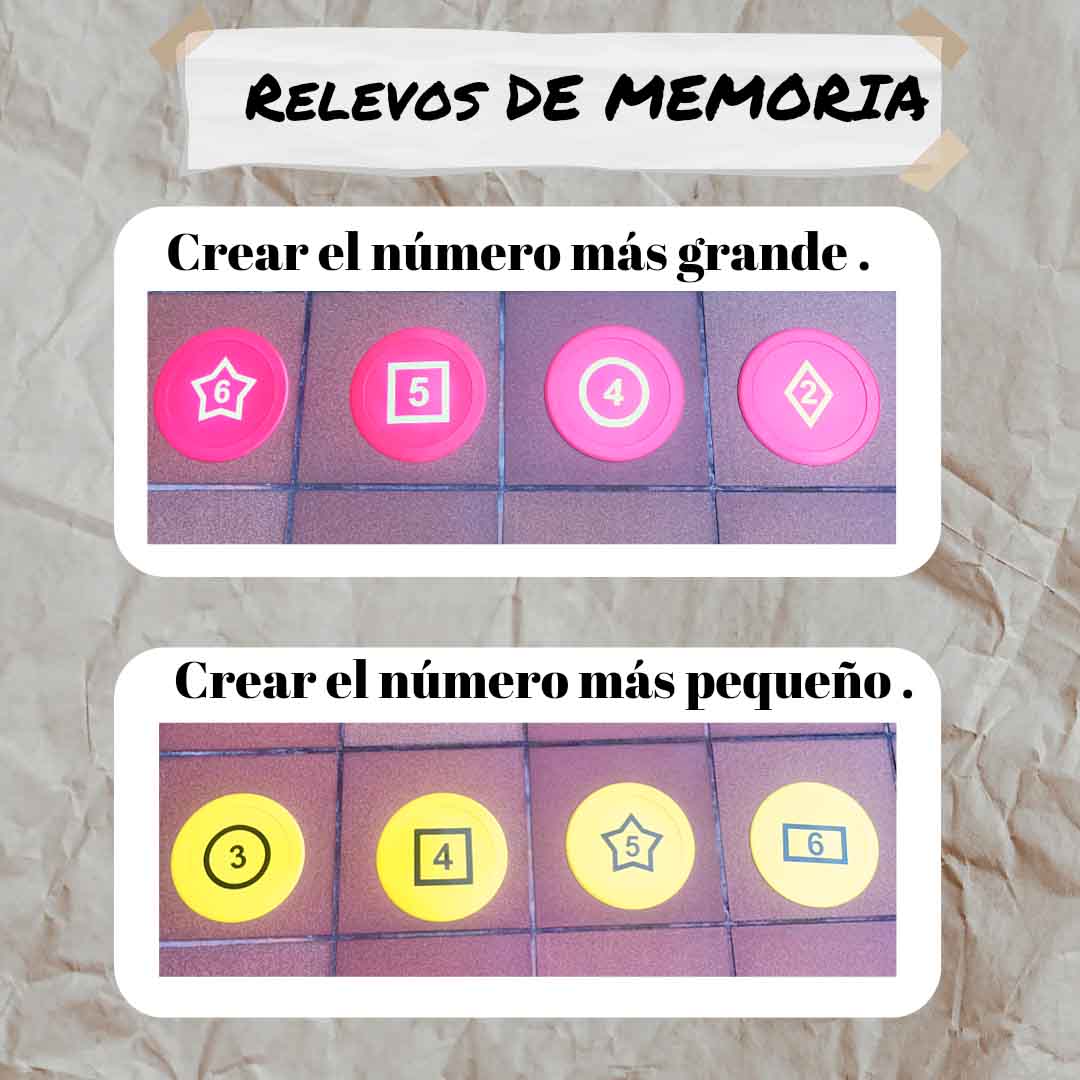 Juegos con relevos de memoria